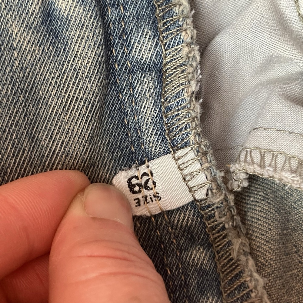 Vintage Armani True Blues Light Wash Denim Jeans Made in Italy High Ris - Picture 9 of 12